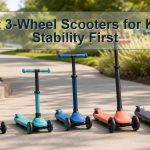 Unbranded three-wheel scooters in toddler school-age and taller rider sizes