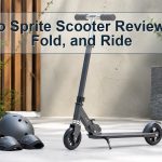 Unbranded lightweight two-wheel folding scooter with helmet and protective pads
