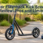 Unbranded BMX-style kick scooter with large pneumatic wheels and dual hand brakes