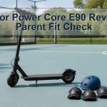 Unbranded compact kids electric scooter with helmet and protective pads