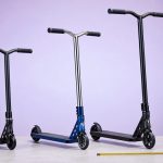 Stunt scooter size guide with different bar heights