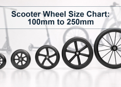 Scooter Wheel Size Chart: 100mm to 250mm